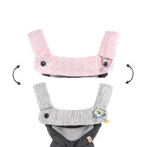 Paño Reversible de Algodón para Baberos y Dentición Mila Millie Rosa Paño Reversible de Algodón para Baberos y Dentición Mila Millie Rosa