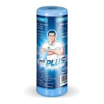 Pano Tipo Perfex Multiuso Pct.50 Unid. Mr.plus Rolo 30cmx25m