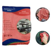 Pano Toalha Microfibra Limpa Vidro Multiuso Vermelha Perfect 40cm Pano Toalha Microfibra Limpa Vidro Multiuso Vermelha Perfect 40cm