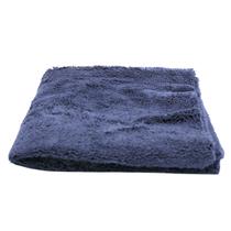 Pano toalha microfibra sem costura 40x60cm cinza 350gsm - evox