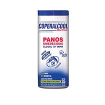 Pano Umedecido 35 Peças Pote Coperalcool Clássico Pano Umedecido 35 Peças Pote Coperalcool Clássico