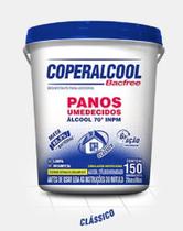 Pano Umedecido Coperalcool Álcool 70º INPM com 150 Unidades - Coperalcool Bacfree