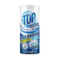 Pano Umedecido Top álcool Original Higienização 70º INPM - Topland