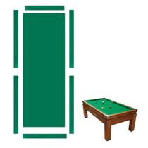 Pano Verde Completo para Mesa de Bilhar de Até 2,30x1,30 para Pedra e Tabelas
