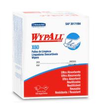 Pano Wipe Wypall p/ Limpeza Multiuso X60 C/100un Banho leito - Kimberly Clark