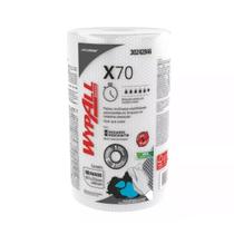 Pano Wiper Wypall X70 Plus-roloc/88 Folhas - Kimberly Clark - Branco Pano Wiper Wypall X70 Plus-roloc/88 Folhas - Kimberly Clark - Branco
