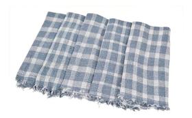 Pano Xadrez Formato Saco Alvejado 40x60cm 1u Kit 5