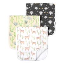 Panos de arroto para bebês Copper Pearl Large 53x25 cm, pacote com 3