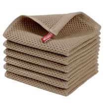 Panos de cozinha Homaxy Waffle Weave 100% algodão, pacote com 6 Panos de cozinha Homaxy Waffle Weave 100% algodão, pacote com 6