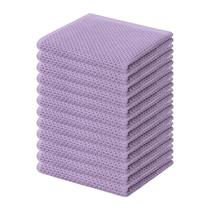 Panos de cozinha Kitinjoy 100% algodão, pacote com 12 unidades, lavanda Panos de cozinha Kitinjoy 100% algodão, pacote com 12 unidades, lavanda