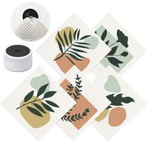 Panos de cozinha suecos SUPERSANDI, pacote com 5, 100% biodegradáveis Panos de cozinha suecos SUPERSANDI, pacote com 5, 100% biodegradáveis