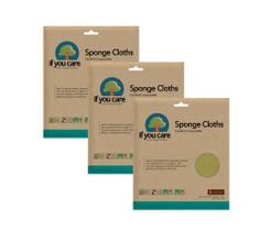 Panos de esponja, se você se importa, 5 unidades de panos de limpeza 100% naturais