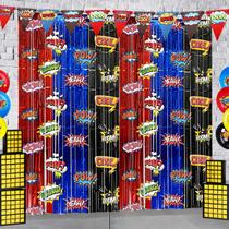 Panos de fundo de festa e decorações Hipoxa Hero Birthday Party Panos de fundo de festa e decorações Hipoxa Hero Birthday Party