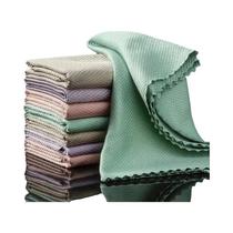 Panos De Limpeza De Microfibra Para Vidros 10pcs Sem Pelos Reutilizáveis Para Janelas Carro Cozinha
