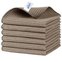 Panos de limpeza MR.SIGA Waffle Pattern Microfiber, pacote com 6