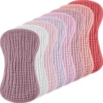 Panos de musselina para arrotar Frienda 8 peças para bebê 22 x 50 cm