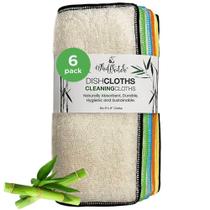 Panos de prato e toalhas, absorvente de secagem Whiffkitch, 23x23cm, pacote com 6