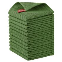 Panos de prato Nialnant, pacote com 12, 100% algodão, 30x30cm, absorventes