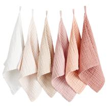 Panos de rosto Konssy Soft Wash para pele sensível, pacote com 6