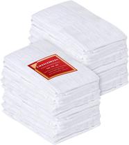 Panos de Sacaria Utopia Kitchen Branco 100% Algodão Pacote com 24 Panos de Sacaria Utopia Kitchen Branco 100% Algodão Pacote com 24