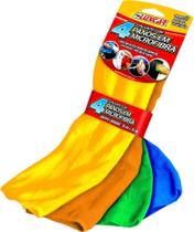 Panos Em Microfibra Conjunto Com 4 Luxcar 35Cm X 35Cm