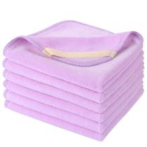 Panos faciais SINLAND Microfiber de secagem rápida de 30 cm x 30 cm, pacote com 6