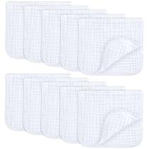 Panos para arrotar Comfy Cubs, musselina 100% algodão, 6 camadas, pacote com 10 Panos para arrotar Comfy Cubs, musselina 100% algodão, 6 camadas, pacote com 10