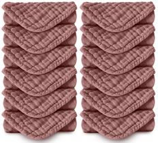 Panos para arrotar para bebês, algodão musselina Spotted Play, 20 x 10 cm (pacote com 12)