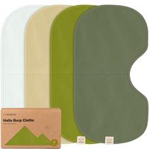 Panos para arrotar para bebês KeaBabies Hallo, algodão orgânico 56x30 cm