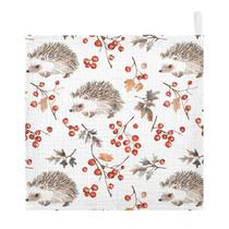 Panos para arrotar para bebês vvfelixl Forest Hedgehog Cotton 30x30cm, pacote com 5 Panos para arrotar para bebês vvfelixl Forest Hedgehog Cotton 30x30cm, pacote com 5