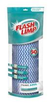 Panos Perfex Rolo Com 50un Azul Multiuso Limpeza Flash Limp