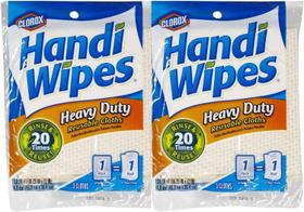 Panos reutilizáveis Handi Wipes Heavy Duty 3 quilates - pacote com 2