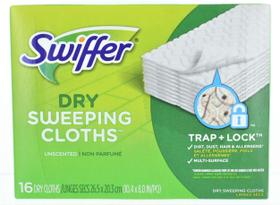 Panos Secos para Varrer Swiffer Sweeper 16 unidades Pacote com 2