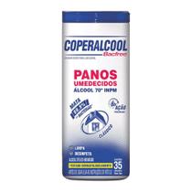 Panos Umedecidos Bacfree Álcool 70º INPM Coperalcool 35 unidades Panos Umedecidos Bacfree Álcool 70º INPM Coperalcool 35 unidades