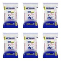 Panos Umedecidos Coperalcool 300 Unidades Refil Kit C/ 6un