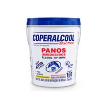 Panos Umedecidos Coperalcool Bacfree 70INPM Balde Clássico 150 Panos