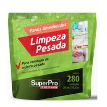 Panos Umedecidos Limpeza Pesada Linha Industrial 280 Lenços - Bettanin