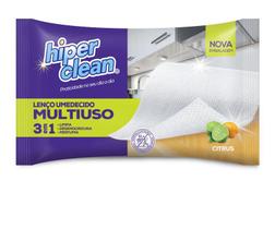 Panos Umedecidos Multiuso 3 em 1 Hiper Clean - Hiperclean