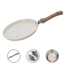 Panquequeira 22cm Revestimento Cerâmico Antiaderente Indução Fundo Triplo