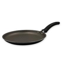 Panquequeira Antiaderente 22cm Cinza Prática para Fazer Deliciosas Panquecas, Omeletes e Crepes