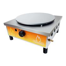 Panquequeira Gás Inox 1 Boca Dupla 45x45x20 CP -1D Metalmaq