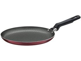 Panquequeira Loreto em Alumínio com Revestimento Interno Antiaderente Starflon T1 com Cabo Baquelite 22cm Vermelha - Tramontina
