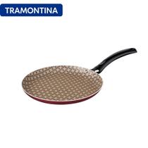 Panquequeira Tramontina Turim em Alumínio Revestimento Interno e Externo Antiaderente Vermelho 22 cm Panquequeira Tramontina Turim em Alumínio Revestimento Interno e Externo Antiaderente Vermelho 22 cm