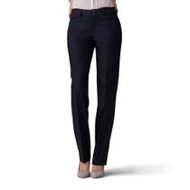 Pant Lee modela secretamente, ajuste regular, perna reta, preta, 6S