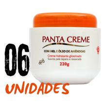 Panta Creme Hidratante Mel com Amêndoas Hidratação Profunda - 6 unidades