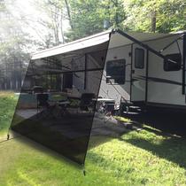 Pantalla de Sombra para Toldos de RV EXCELFU 19' x 9' con Cierre
