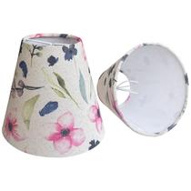 Pantalla para Lámpara TOOTOO STAR Mini Floral de Lino con Clip 7.5x15x13 cm Pantalla para Lámpara TOOTOO STAR Mini Floral de Lino con Clip 7.5x15x13 cm
