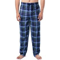 Pantalón de pijama de forro polar para hombre IZOD azul marino con cuadros verdes 3XL Pantalón de pijama de forro polar para hombre IZOD azul marino con cuadros verdes 3XL