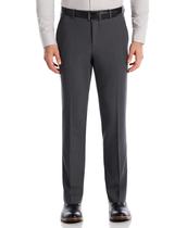 Pantalón de Vestir Perry Ellis de Corte Moderno con Stretch en Perla Ahumada