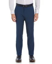 Pantalón de Vestir Perry Ellis Portfolio para Hombre, Ajuste Slim, Azul Insignia